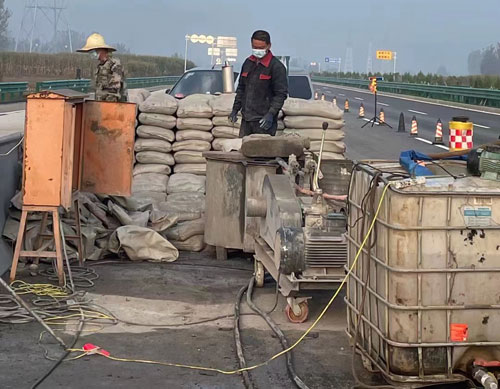 大涌镇高速路病害处理